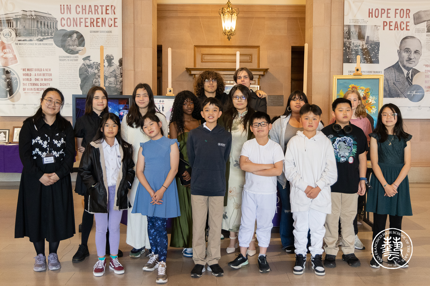 The Spring Spectacular Art Exhibition at Herbst Theater on June 2, 2023. (Sky Wei/HSArts)