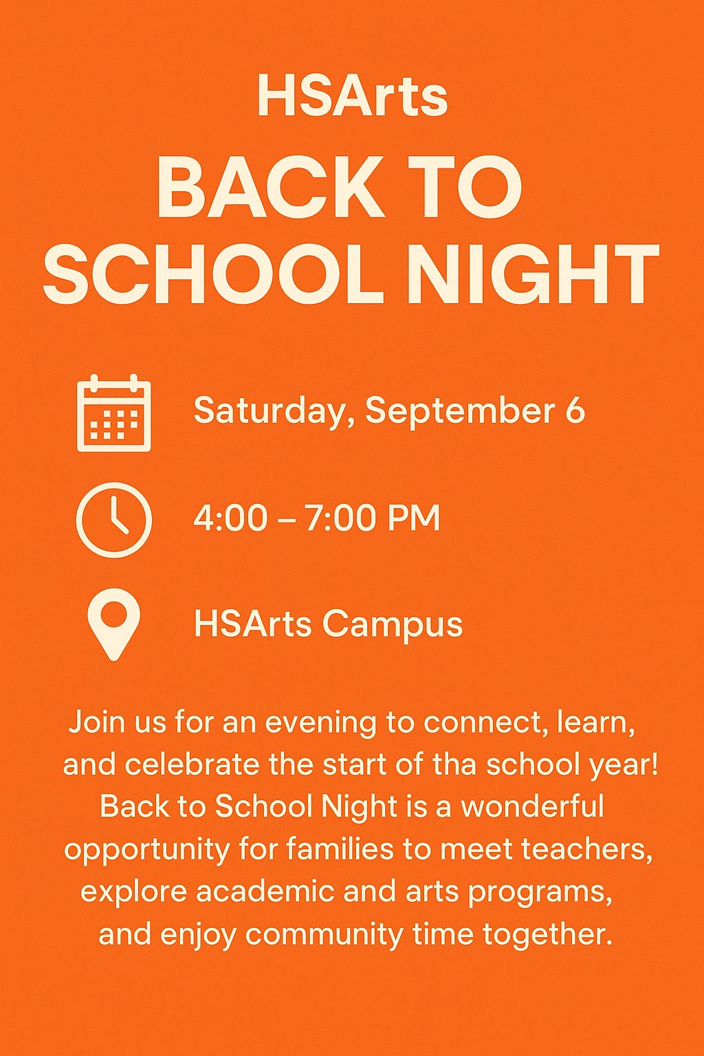 Back to School Night